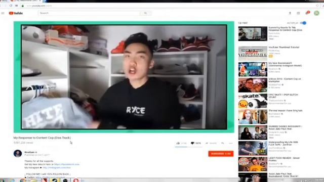 REACT: RiceGum's response to idubbbz content cop смотреть онлайн
