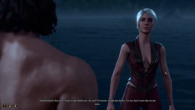 Shadowheart ROMANCE - Swimming Scene - Baldurs Gate 3 смотреть онлайн