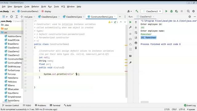 How to define Default Constructor in Java? (20) || #Java Programming смотреть онлайн