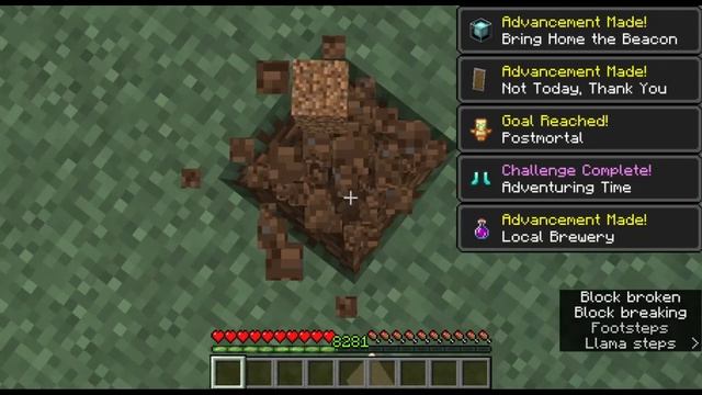 Getting every Minecraft 1.16.5 advancement under 2:00 Minutes! | Minecraft java Pc edition | смотреть онлайн