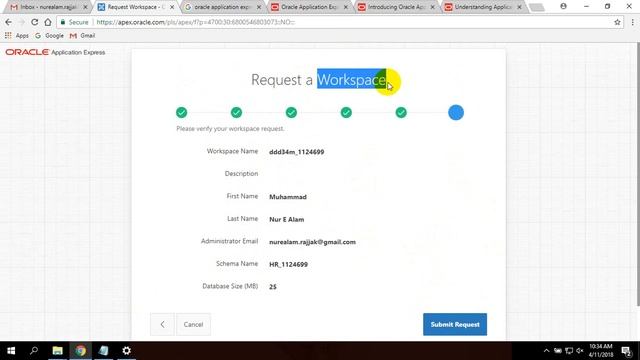 Create Oracle Apex Online Account for Beginner смотреть онлайн