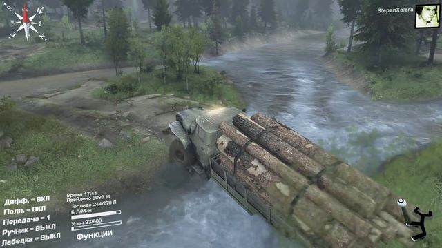 Автопоездом по грязи (Финал) - ч64 SpinTires