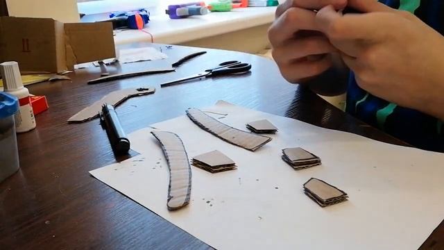 Нож бабочка из картона смотреть онлайн