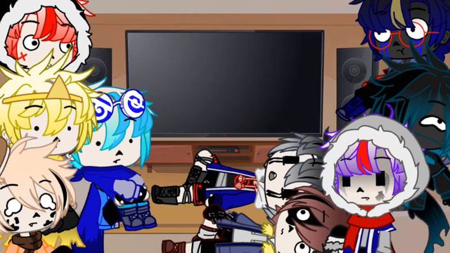 //реакция сансов// [Найтмер,Дрим,Инк,Эррор,Кросс,Киллер,Даст,Блу,Хоррор] Андертейл ав реакция