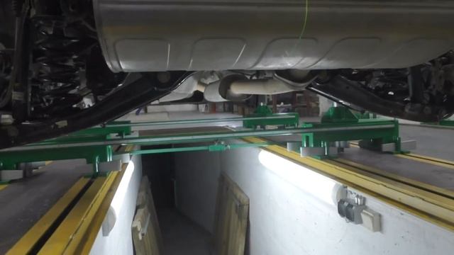 Body repair after an accident. KIA Sportage, начало работ, предварительная вытяжка. смотреть онлайн