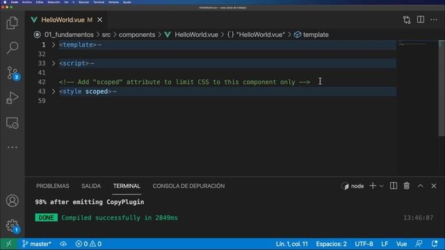 ☘ Curso en Vue 3: Primeras pruebas con un proyecto смотреть онлайн