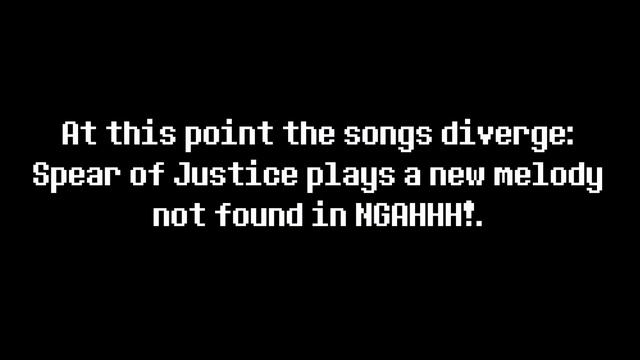 NGAHHH!! vs. Spear of Justice comparison (Undertale) смотреть онлайн
