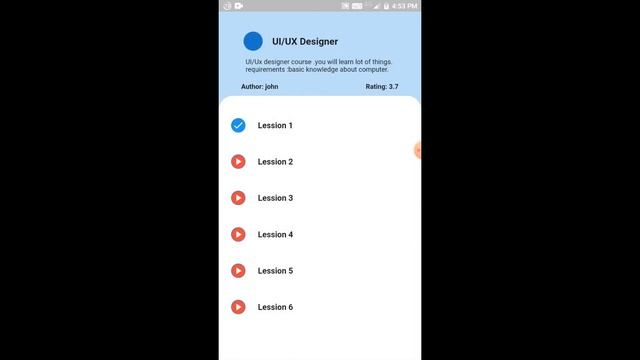 E-Learning platform UI Flutter смотреть онлайн