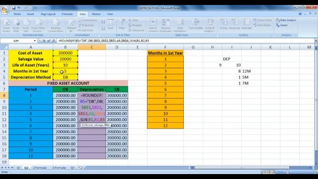 Depreciation | Illustration 3 | Microsoft Excel | Study Help For All смотреть онлайн