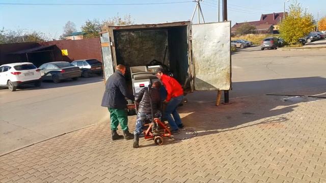 Банкомат. Погрузка. Как НЕ надо грузить/перемещать АТМ. смотреть онлайн