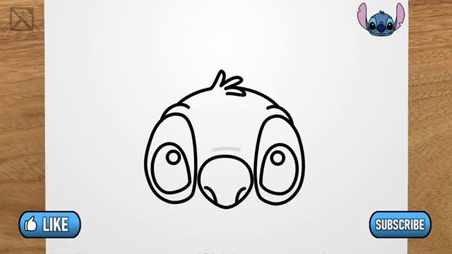 How to draw STITCH step by step, EASY смотреть онлайн