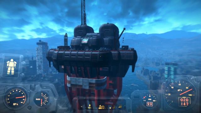 Fallout 4 (PS4) - How to get on roof of Mass Fusion Building (Elevator glitch patched) смотреть онлайн