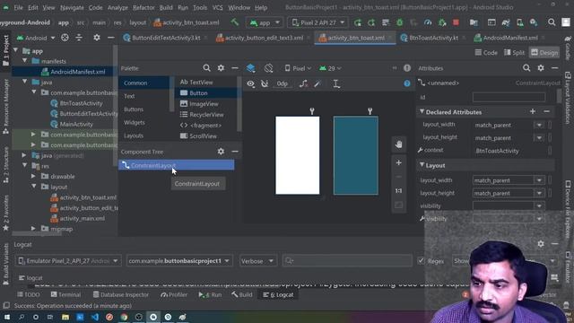 ANDROID TUTORIALS IN TELUGU - TOAST смотреть онлайн
