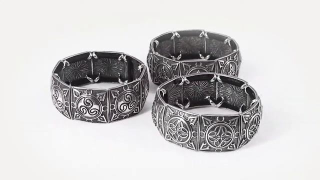 КОМПАС ~ ЭКСКЛЮЗИВНЫЕ УЗОРНЫЕ КЕЛЬТСКИЕ БРАСЛЕТЫ С ЭТНИЧЕСКИМ ОРНАМЕНТОМ 3921-3931 смотреть онлайн