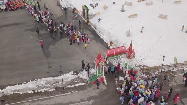 Первомайская демонстрация Октябрьское ХМАО 2018 смотреть онлайн