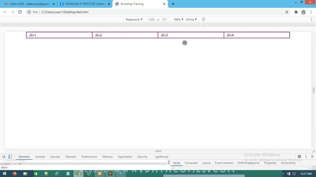 ORDER CLASS AND NESTED COL CLASS IN BOOTSTRAP| | DATACOM IT INSTITUTE смотреть онлайн