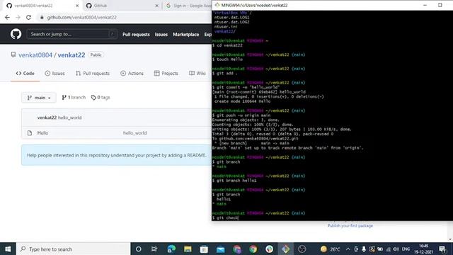 NCD1221H01 Git practice task 19 12 21 смотреть онлайн