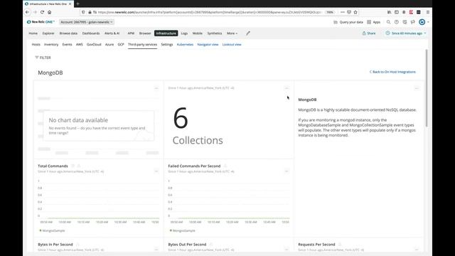 New Relic OHI for MongoDB and Flex Example on Windows смотреть онлайн