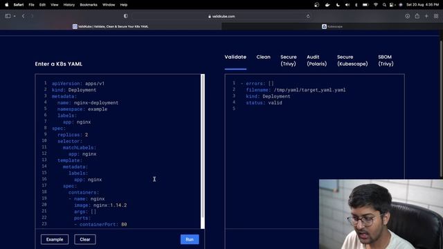 Securing Kubernetes YAML With ValidKube + Kubescape смотреть онлайн