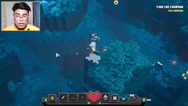 Playing MINECRAFT DUNGEONS (Mojang's New Game) смотреть онлайн