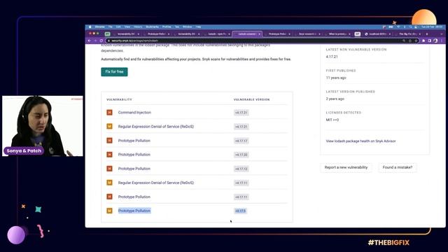 Open Source Vulnerability Database (feat. Sonya Moisset, Brian Vermeer) - The Big Fix 2023 by Snyk смотреть онлайн