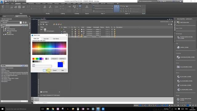 Tutorial 2 - AutoCAD Plant 3D Layers and Grid смотреть онлайн
