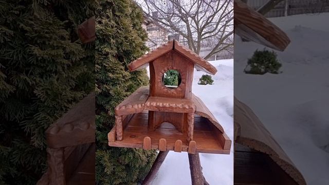 Красивые кормушки и скворечники для птиц смотреть онлайн