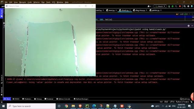 Harry Potter Invisible Cloak using OpenCV Python смотреть онлайн