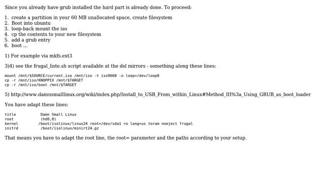 Unix & Linux: Bootstrapping a DSL installation onto a machine with no BIOS boot support смотреть онлайн