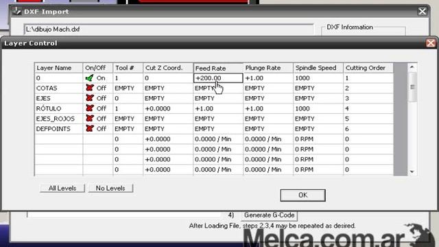 Importar archivos de DXF Autocad a MACH3 CNC смотреть онлайн
