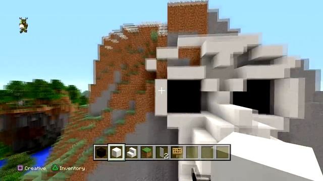 Minecraft Tutorial: How to Make a Skeleton House | Scary Halloween House | Cave House | Skull смотреть онлайн