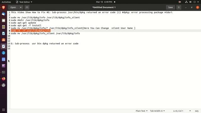 E: Sub-process /usr/bin/dpkg returned an error code (1) смотреть онлайн
