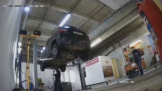 Установка защиты на Nissan Qashqai 2014 год. MOTODOR, арт. 01434 смотреть онлайн