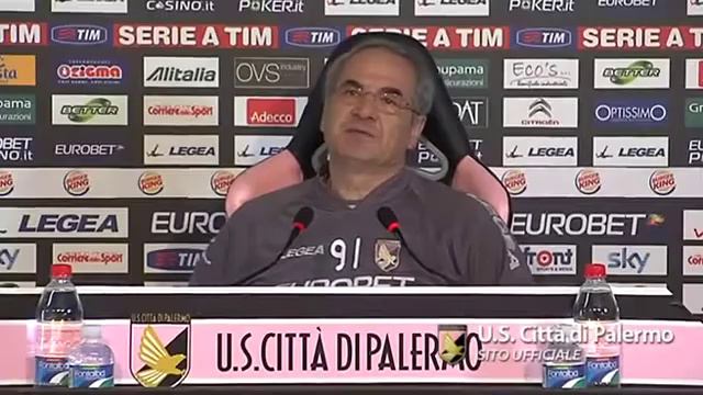 Palermo, conferenza stampa Bortolo Mutti pre - Genoa del 21/01/12 смотреть онлайн