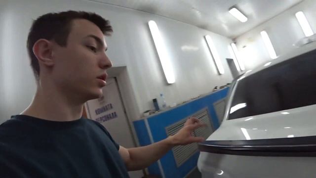 Гранта Спорт. Покрасили под прибор.AMG зеркала заднего вида... смотреть онлайн