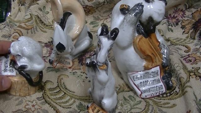 ЛФЗ фарфор 4 фигуры Квартет все старые в супер состоянии на продажу смотреть онлайн