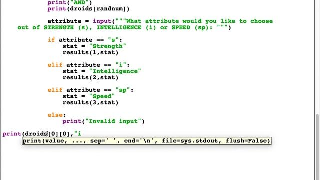 Battle Droids Top Trumps Python 6: Adding loops, finish game смотреть онлайн