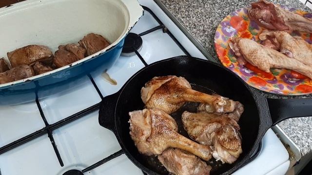 Гусь в духовке/Вкусное сочное мясо гуся в утятнице