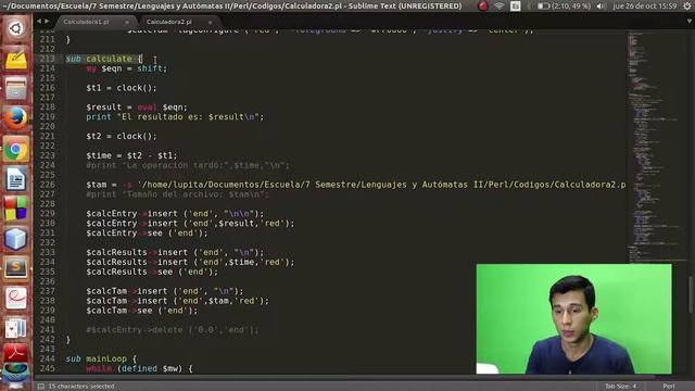 Calculadora optimizada VS sin Optimizar Perl смотреть онлайн