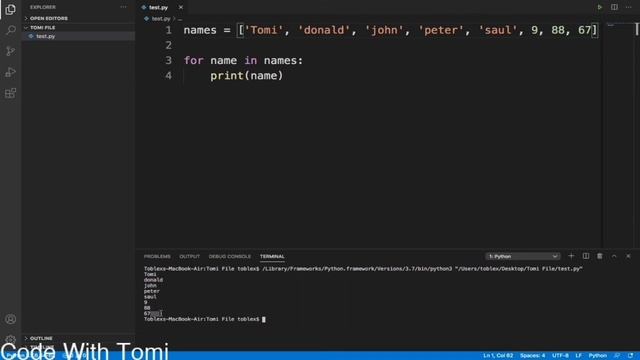 [14] Python Tutorial For Beginners - For Loops In Python смотреть онлайн
