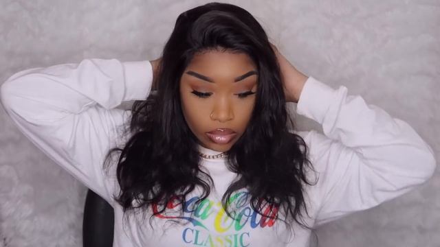 HOW I LAY MY LACE USING GOT2B GLUE HAIRSPRAY !! | ELLAIR HAIR смотреть онлайн