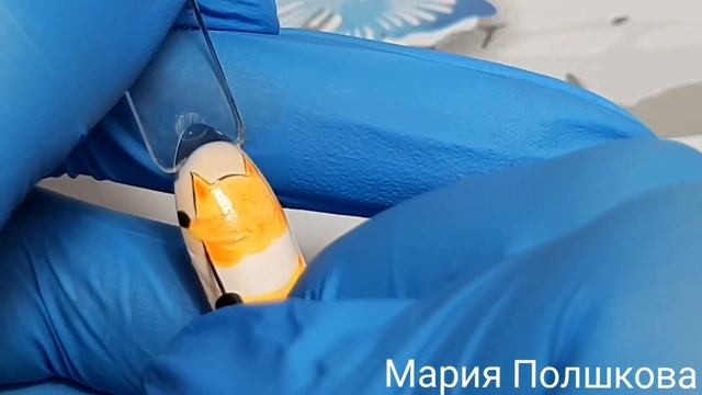 Лисенок/Арбуз на ногтях гель лаком/Маникюр/Дизайн ногтей/МК смотреть онлайн
