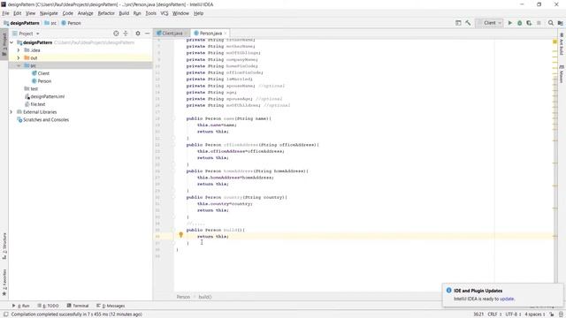Builder design pattern смотреть онлайн