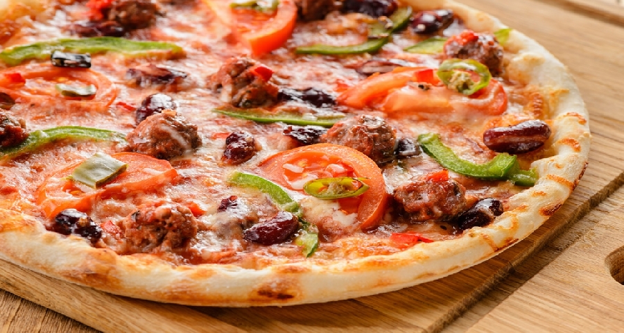 Вкуснейшая пицца на тонком бездрожжевом тесте. смотреть онлайн