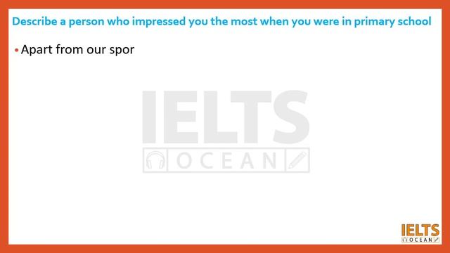 Describe a person who impressed you the most when you were in primary school Cue Card & Follow ups смотреть онлайн