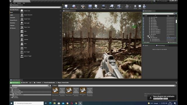 Unreal Engine 4 - Forest Cabin Bundle - Walkthrough смотреть онлайн