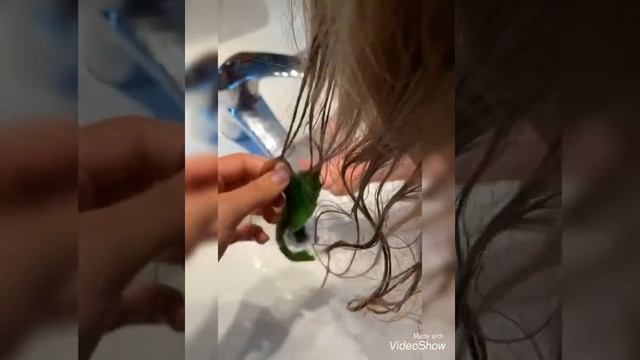 Как снять слайм(лизун) с волос?провереный способ! смотреть онлайн