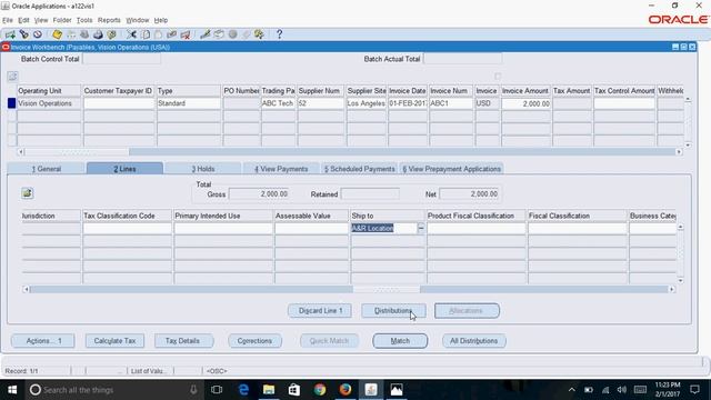 How to Create an Invoice in Oracle AP смотреть онлайн
