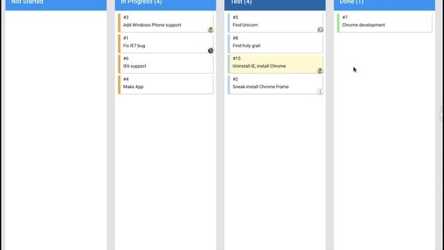 Task Board Demo смотреть онлайн