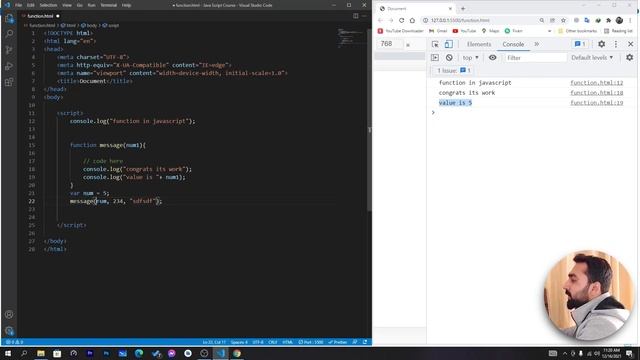 JavaScript Crash Course || Functions in JavaScript || Class 15 || смотреть онлайн